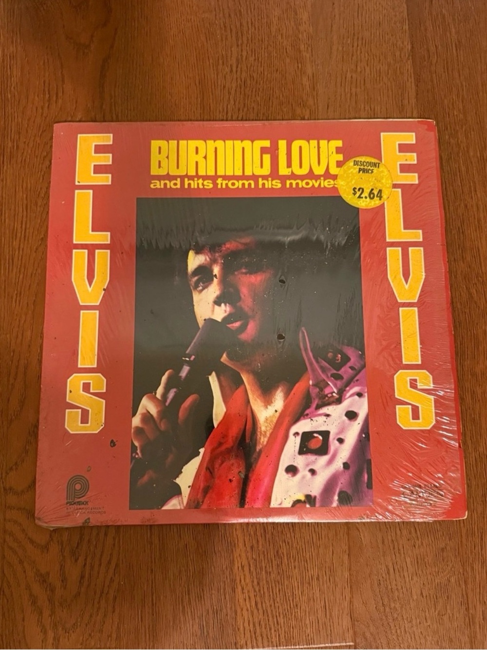 Vintage Elvis Presley Burning Love Vinyl LP CAS-259